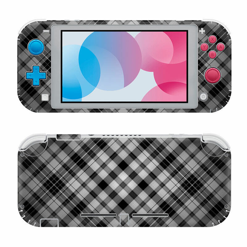 Primary image for For Nintendo Switch Lite Protective Vinyl Skin Wrap Plaid Check Decal 