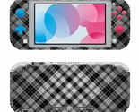 For Nintendo Switch Lite Protective Vinyl Skin Wrap Plaid Check Decal  - $12.97