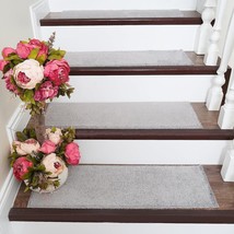 Stair Treads Non Slip Indoor Stair Runner for Wooden Steps, Anti Slip Carpet - £27.68 GBP