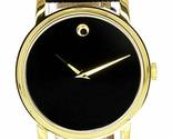 MOVADO 2100005 Museum Black Dial Black Leather Men&#39;s Watch - $239.99