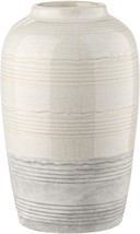 Decorative Ceramic Flower Vases Two-Tone Boho Vase For Flower Arrangement Table - £30.10 GBP