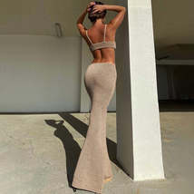 Bikini Sexy Backless Maxi Dress Temperament Elegant - £32.30 GBP