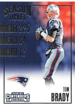 Tom Brady 2016 Panini Contenders #58 Season Ticket New England Patriots A89 - £14.75 GBP