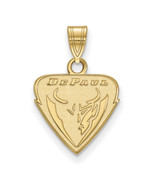 SS w/GP DePaul University Small Demon Face Pendant - $75.13 CAD