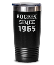 55 Year Old Classic Rock Tumbler 1965 55th Birthday Gifts Tumbler for Men or  - £26.37 GBP