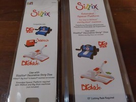 Sizzix 13&quot; Cutting Pads and Extender Spacer Sizzlits Big Shot Sidekick B... - $23.15
