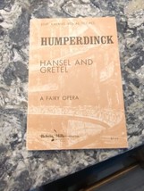 Kalmus Humperdinck Hansel and Gretel vocal score - £9.33 GBP