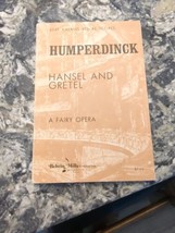 Kalmus Humperdinck Hansel and Gretel vocal score - $16.26 CAD