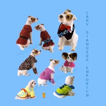 Dog Clothes in 8 Designs Pet Tuxedo Coat Cape Dress Robe Leggings Costumes size  - £9.55 GBP