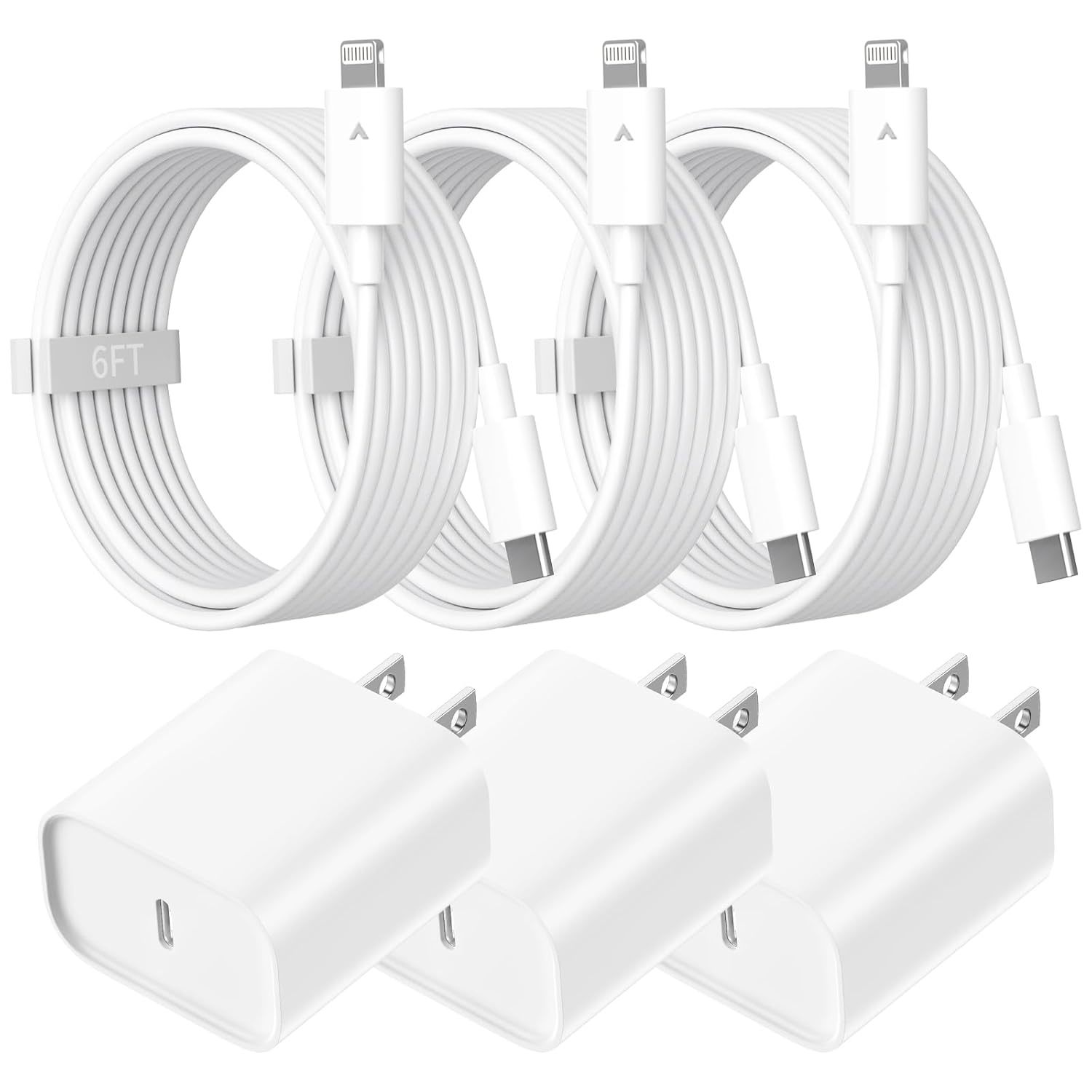 Usb C Charger For Iphone 14 13 12 11 Charger, 3Pack 20W Usb C Fast Charg... - $29.98