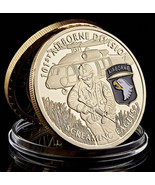 2023 USA Challenge Coin Military 101st  Army Airborne Division Gold Coll... - €12,58 EUR