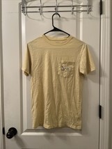 Southern Tide Men&#39;s Graphic Print T-Shirt Yellow Size XS - £23.27 GBP