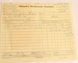 Vintage Phillips Petroleum Company Invoice March 6 1966 ephemera - $8.90