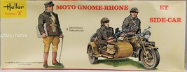 Heller Moto Gnome-Rhone ET Side-Car Echelle 1/35 420 - £23.27 GBP