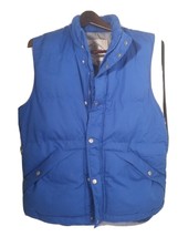 St. John&#39;s Bay Puffer Vest Blue Mens M - £11.18 GBP