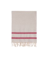 Bello Turkish Beach Towel, Tripolis Linen Red, Handwoven Peshtemal, 39 x... - £55.72 GBP