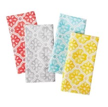 Four (4) Pioneer Woman ~ WASHY TRELLIS ~ Multicolored ~ Fabric ~ 20 x 20... - €30,15 EUR