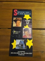 Vintage Nashville Stardust Tours Brochure - £31.10 GBP