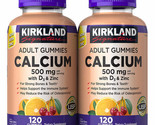 Kirkland Signature Calcium 500 mg with D3 &amp; Zinc, 240 Adult Gummies - $24.49