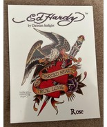 RARE! Ed Hardy &quot;Pierced Hearts True Love&quot; Temporary Tattoo - £9.30 GBP