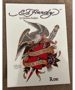 RARE! Ed Hardy &quot;Pierced Hearts True Love&quot; Temporary Tattoo - £8.84 GBP