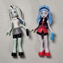 Monster High Mega Bloks Lot Of 2 Ghoulia Yelps Mattel #1098 Frankie Stein 2015 - £15.21 GBP