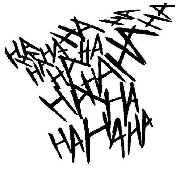Suicide Squad|HAHAHA|Joker|Harley Quinn|Mad Love|Gotham|Batman|Vinyl|DECAL|