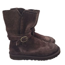 UGG Nyla Wool Knit Boots -Stout Suede Size 9 - £44.14 GBP