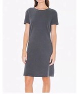 American Apparel French Terry Tee T-shirt Dress Ink Dark Washed Charcoal... - £15.56 GBP
