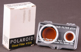 Vtg Polaroid Cloud Filter #516-Box-Photographic Equiptment-Camera-Paper-... - $16.49