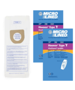 DVC Micro-Lined Bags Style Y Fit Hoover Windtunnel and Tempo Upright - 1... - $24.49 CAD
