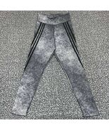 Adidas Aeroready Leggings Women Small Gray Black Pull On Stretch Athleti... - €16,18 EUR