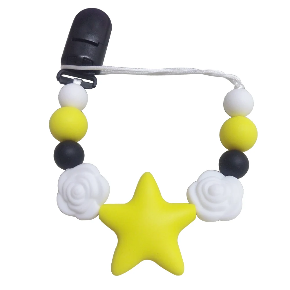 BOBO.BOX Silicone Teether  Pacifier Clip Chain New Baby Pacifier Clips N... - $19.29