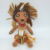 The Lion King Plush Simba Broadway Musical Show Stuffed Doll Disney Plush B57 - £7.91 GBP