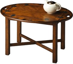 Butler&#39;s Table Serving Distressed Vintage Oak Rubberwood Cherry - £620.87 GBP