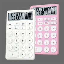 A Pair Of Standard Calculators In White And Pink, Featuring A, Or Classr... - £26.06 GBP