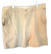 Columbia Womens Khaki Shorts size 8 with zipper pocket - £10.05 GBP