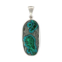 Stones Desire Malachite Pendant Necklace (22&quot;) Green - $198.55