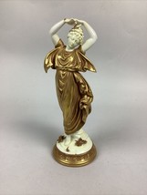 Antique Italian Neoclassical Capodimonte Rare 9.75” Female Porcelain Figurine - £66.54 GBP