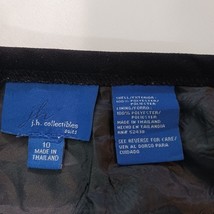 JH Collectibles Women's Black Rear Zipper & Slit Size 10  Measured Waist 32" image 3