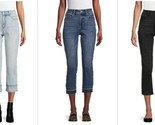  Time and Tru Women&#39;s High Rise Straight Crop Jean Size from 4 to 20 - $17.97