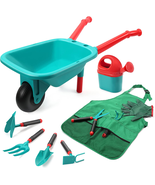 Kids Gardening Tool Set, Garden Toys with Wheelbarrow, Watering Can, Gar... - $67.06