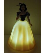 Mini 5" Disney Snow White Nightlight Night Light Yellow Blue Red - $14.80