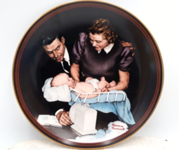 Growing Strong Norman Rockwell Plate- Bradford Exchange 1989 Plate #19701A - £13.36 GBP