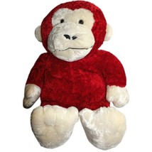 Dan Dee Collectors Choice Large 28 in Red Monkey Ape Floppy Plush Stuffed Animal - £15.97 GBP