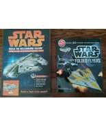 Star Wars Build The Millennium Falcon Deluxe Paper model Kit &amp; 30 Starfi... - £17.13 GBP