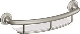 Moen Brushed Nickel Bathroom 16-inch Safety Grab Balance Assist Bar, R23... - £30.79 GBP