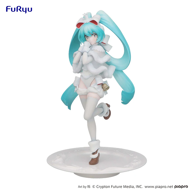 Original 17cm Anime Figure FuRyu ExceedCreative Vocaloid Hatsune Miku Christmas - £38.18 GBP