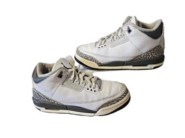 Nike Air Jordan 3 Retro (GS) White Black Iron Shoes (DX6665 100) Size 4.5Y - $360.73 MXN Nike Air Jordan 3 Retro (GS) White Black Iron Shoes (DX6665 100) Size 4.5Y - $360.73 MXN