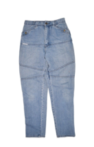 Vintage Gitano Jeans Womens 12 Medium Wash Denim Paneled Tapered High Ri... - £20.49 GBP